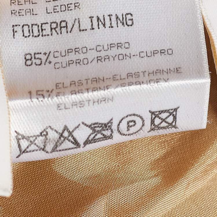 مملوكة مسبقًا Roberto Cavalli Brown Suede Floral & Tiger Print Asymmetric Skirt S