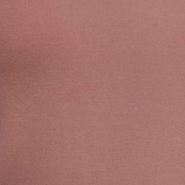Pre Owned Roberto Cavalli Dusty Pink Embellished Neck Tank Top M