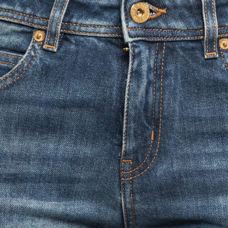 Pre Owned Roberto Cavalli Blue Denim Skinny Jeans M Waist 28"