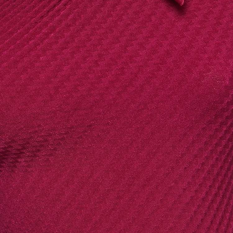 مملوكة مسبقًا Roberto Cavalli Pink Knit One Shoulder Top M