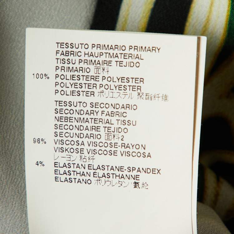 مملوكة مسبقًا Roberto Cavalli Multicolor Printed Polyester & Cotton Knit T-Shirt S