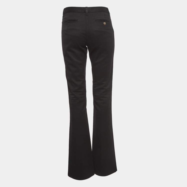 Pre Owned Roberto Cavalli Black Denim Flared Jeans M Waist 30"