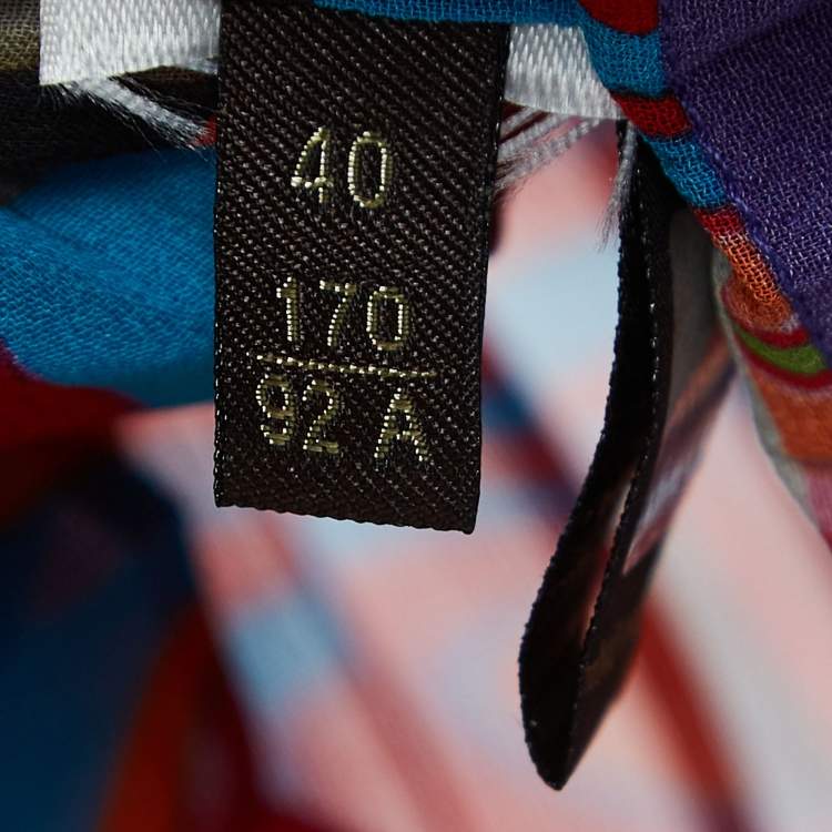Pre Owned Roberto Cavalli Multicolor Printed Crepe Pleated Blouse S