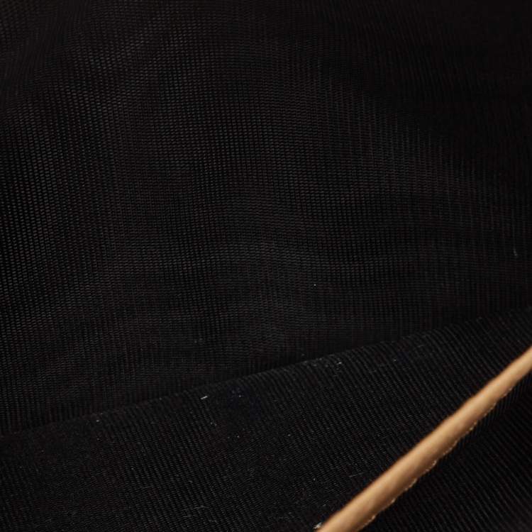 Pre Owned Roberto Cavalli Beige Leather Wallet on Chain