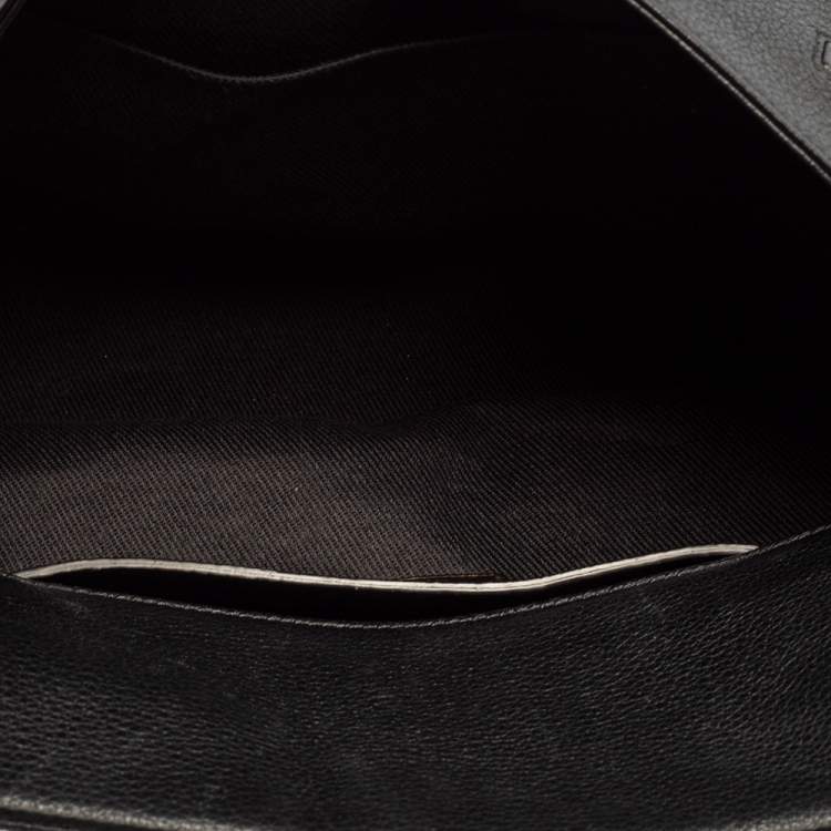 مملوكة مسبقًا Roberto Cavalli Black Leather Satchel
