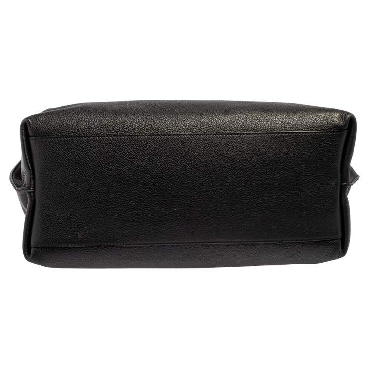 مملوكة مسبقًا Roberto Cavalli Black Leather Satchel