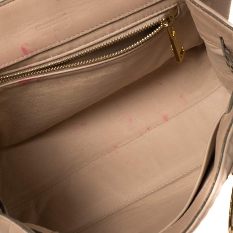 Pre Owned Roberto Cavalli Multicolor Leather And Snakeskin 'Onewish' Shoulder Bag