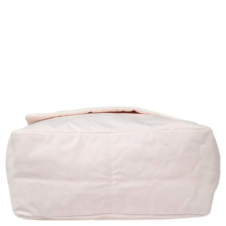 Pre Owned Roberto Cavalli Baby Pink Cotton Diaper Bag