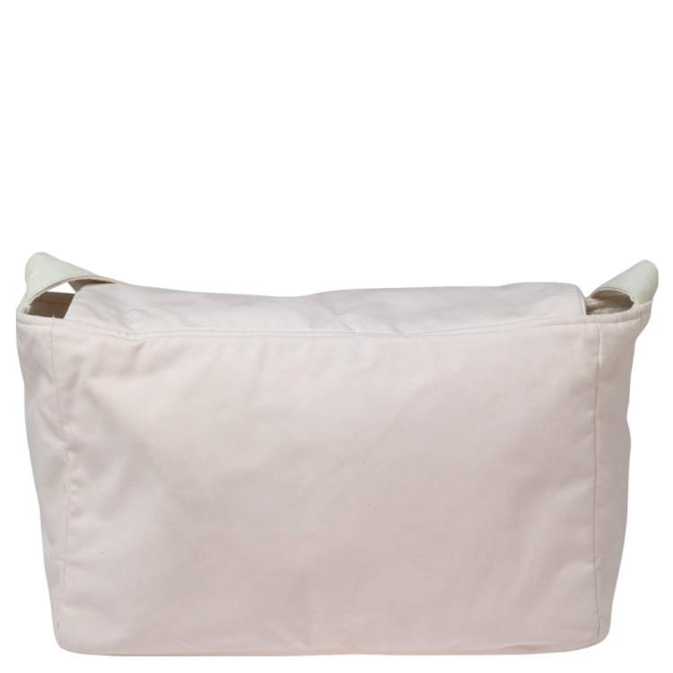 Pre Owned Roberto Cavalli Baby Pink Cotton Diaper Bag
