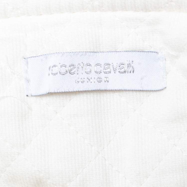 Pre Owned Roberto Cavalli Baby Pink Cotton Diaper Bag