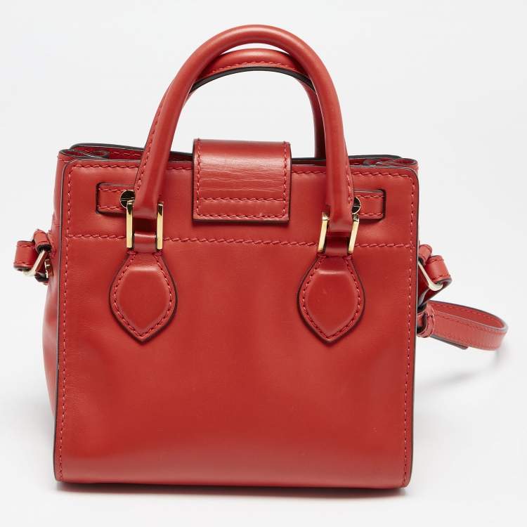 Pre Owned Roberto Cavalli Orange Leather Florence Tote