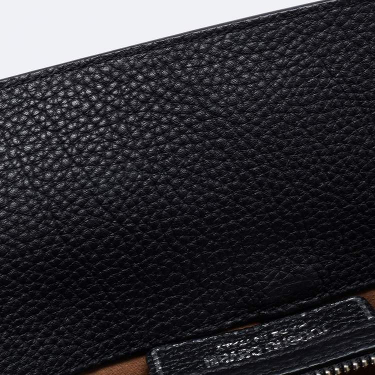 Pre Owned Roberto Cavalli Black Leather Regina Tote