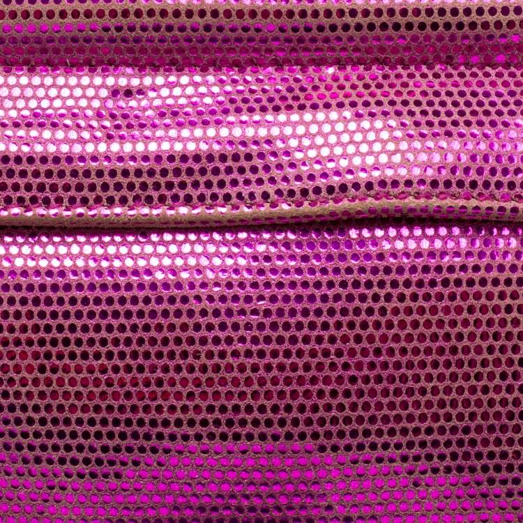 Pre Owned Roberto Cavalli Metallic Pink Frame Clutch