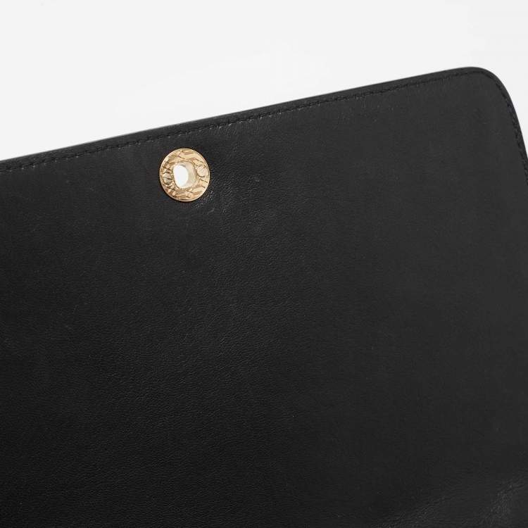 Pre Owned Roberto Cavalli Black Quilted Leather Hera Shoulder Bag