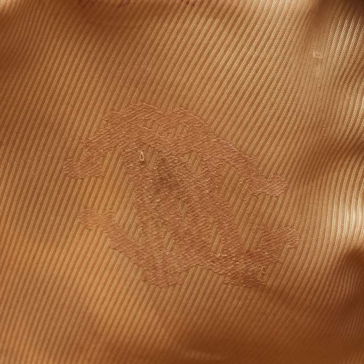 Pre Owned Roberto Cavalli Brown/Black Leopard Print Patent Leather Cosmetic Pouch