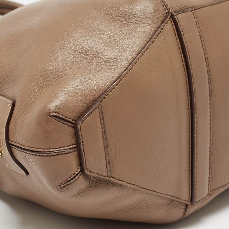 Pre Owned Roberto Cavalli Brown Leather Goa Satchel