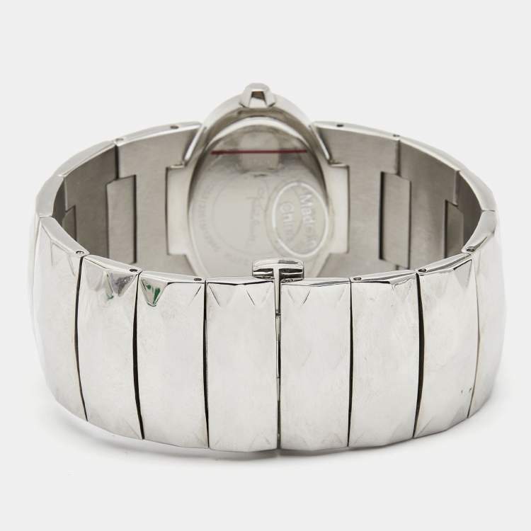 مملوكة مسبقًا Roberto Cavalli Silver Stainless Steel R7253133615 Women's Wristwatch 36 mm