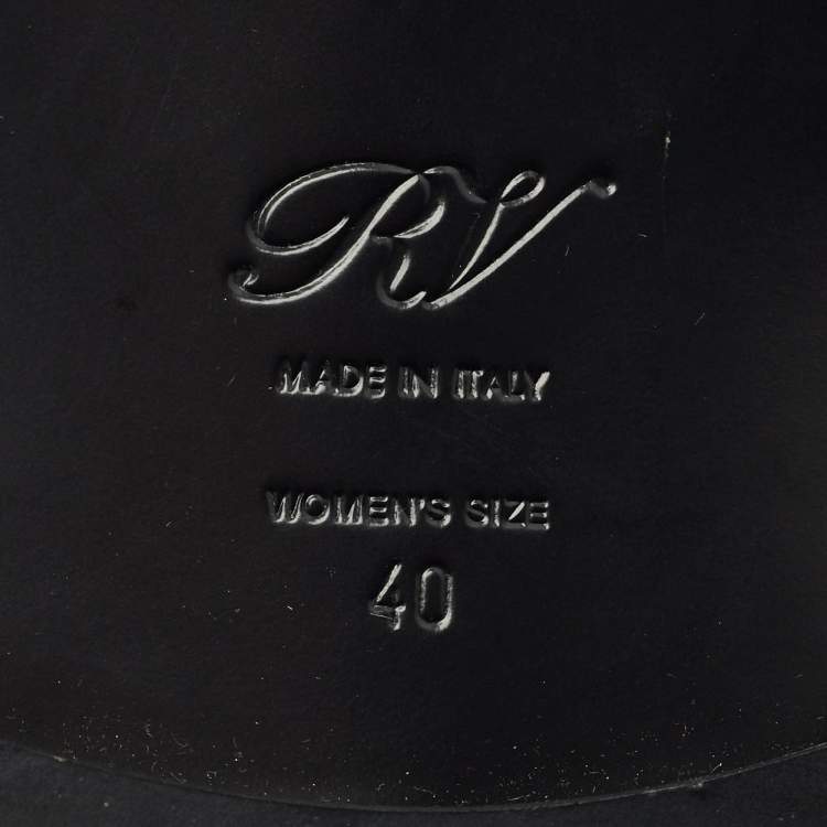 Pre Owned Roger Vivier Brown Leopard Print Calf Hair Lace Up Oxfords Size 40