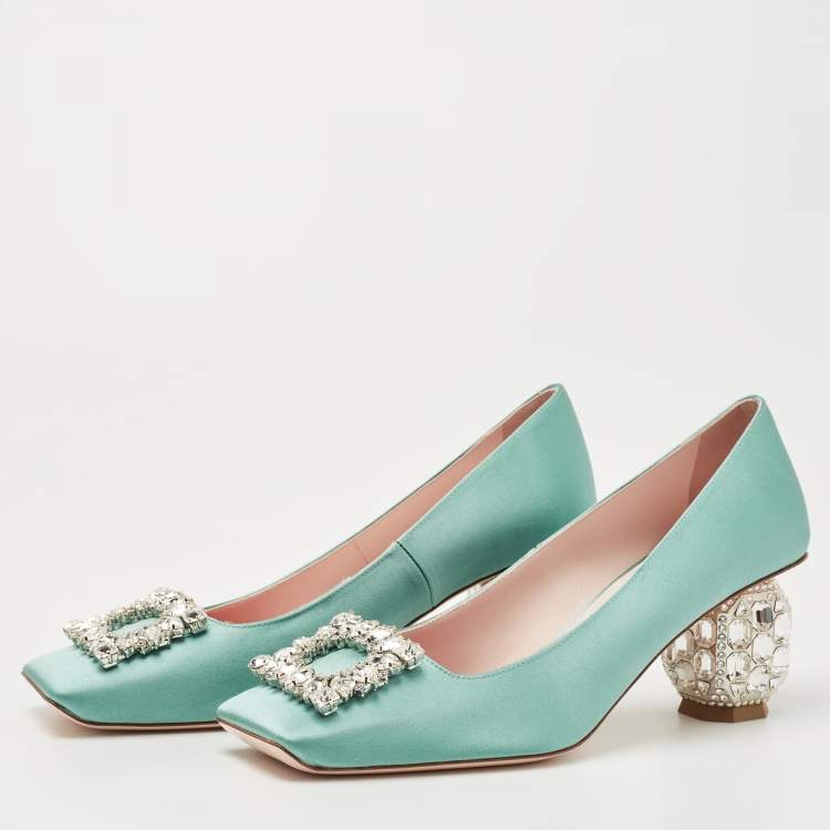 Roger vivier discount green shoes