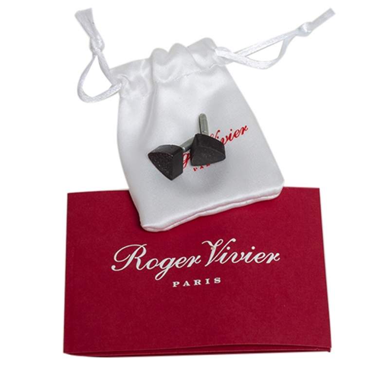 مملوكة مسبقًا Roger Vivier Red Patent Leather Embellished Pumps Size 38