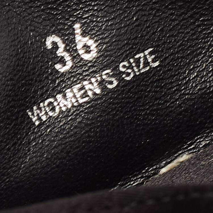 Pre Owned Roger Vivier Black Satin Embellished Espadrille Flats Size 36