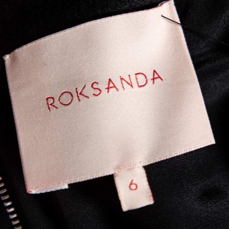 Pre Owned Roksanda Ilincic Multicolored Jacquard Wool & Lurex Flared Skirt S
