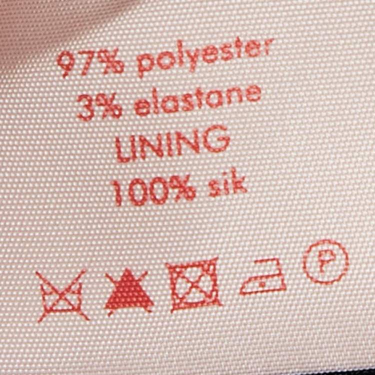 Pre Owned Roksanda Ilincic Navy Blue Stretch Crepe Bow Detail Short Dress M