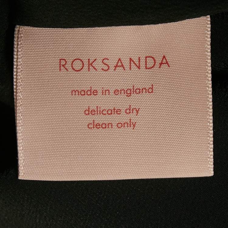 Pre Owned Roksanda Multicolor Colorblock Crepe Pencil Skirt S