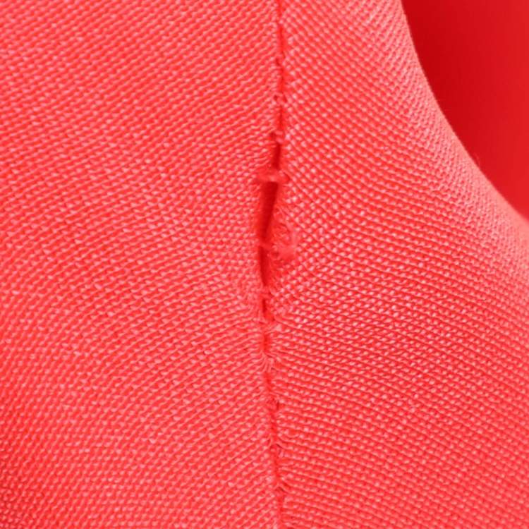 Pre Owned Roksanda Ilincic Orange Silk Dress S