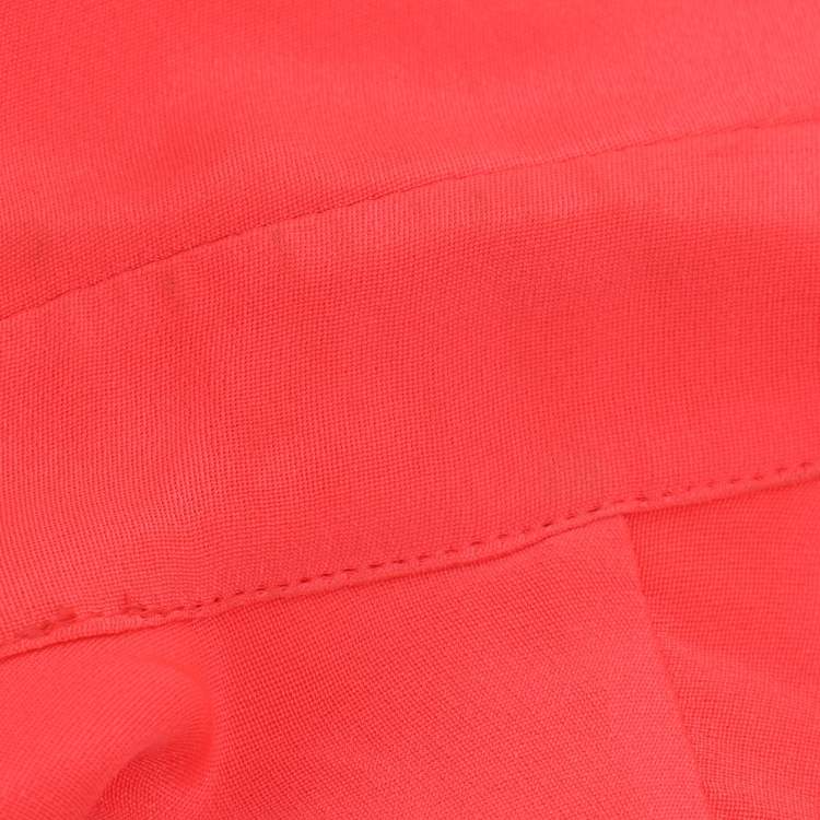 Pre Owned Roksanda Ilincic Orange Silk Dress S