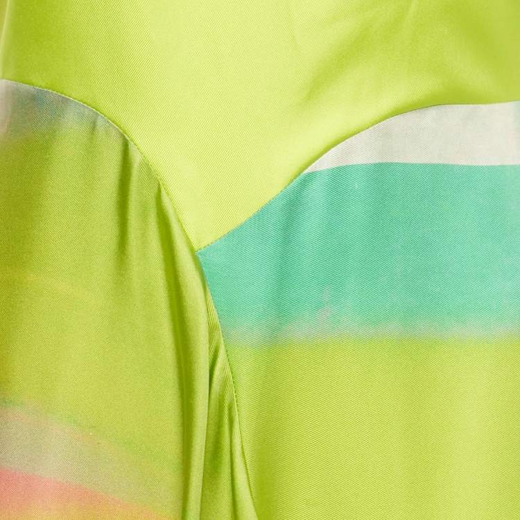 Pre Owned Roksanda Multicolor Silk Sleeveless Midi Dress M 