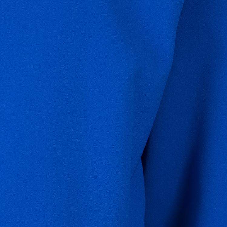 Pre Owned Roksanda Ilincic Blue Oversized Crop Top M