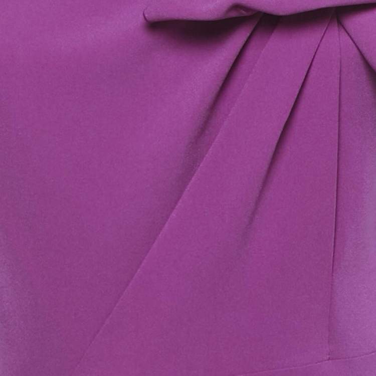 Pre Owned Roksanda Pink Crepe Midi Luna Dress M