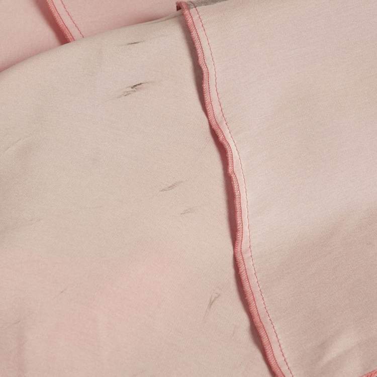 Pre Owned Roksanda Pink Printed Satin Midi Dress M