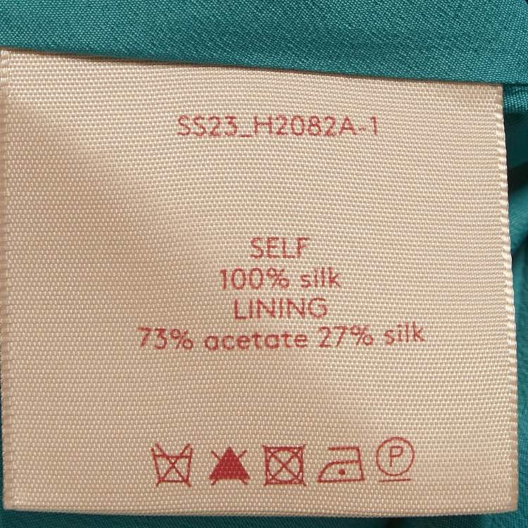مملوكة مسبقًا Roksanda Blue Satin Blue Flared Long Dress M