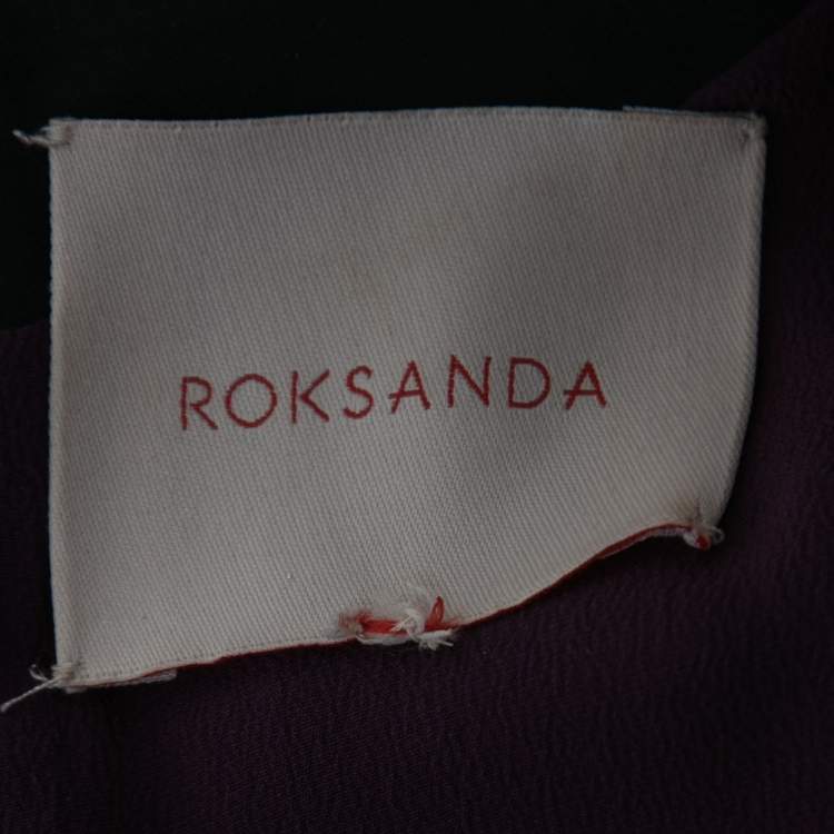 Pre Owned Roksanda Black Crepe Bow Sleeve Detail Jumpsuit S