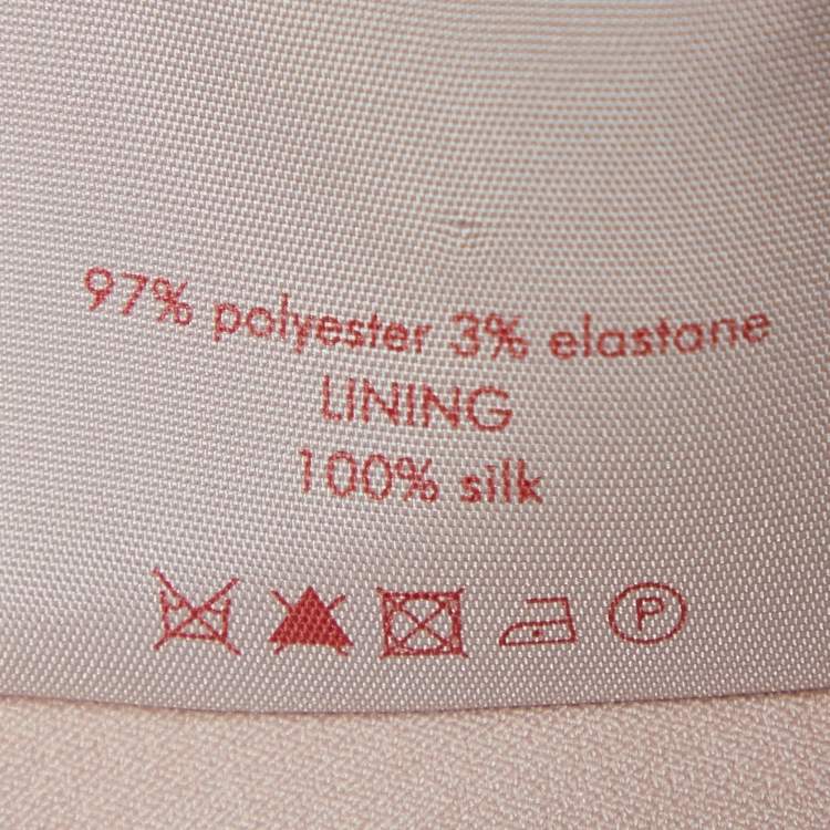 Pre Owned Roksanda Light Pink Bow Sleeve Detail Midi Dress M