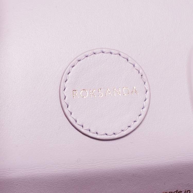 Pre Owned Roksanda Light Purple Leather Box Shoulder Bag