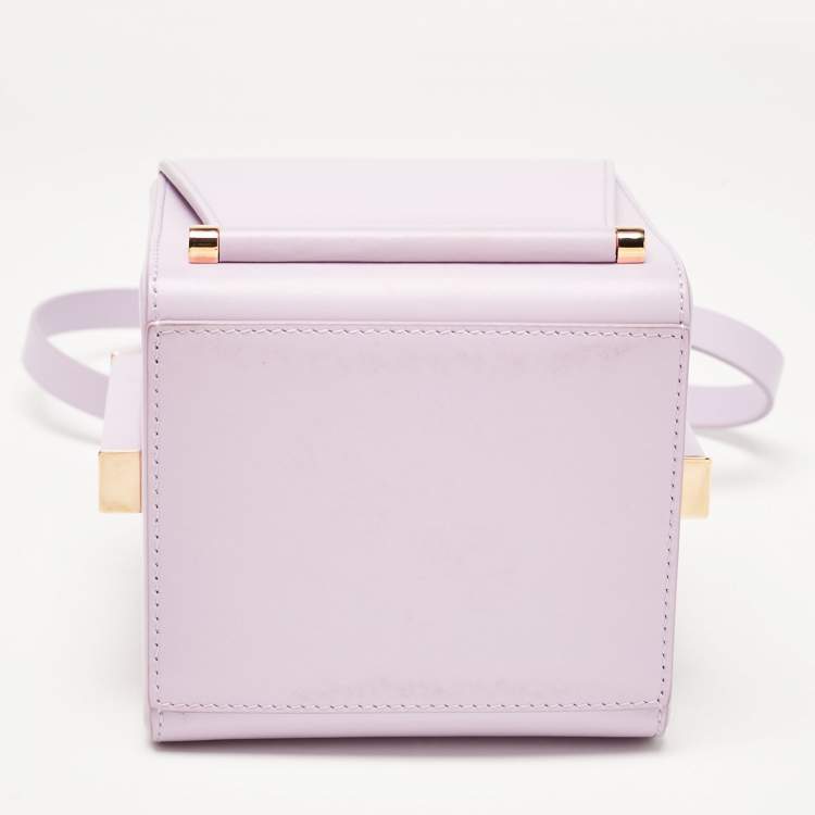 Pre Owned Roksanda Light Purple Leather Box Shoulder Bag