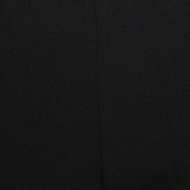 Pre Owned Roland Mouret Black Crepe Goswell Flared Trousers M