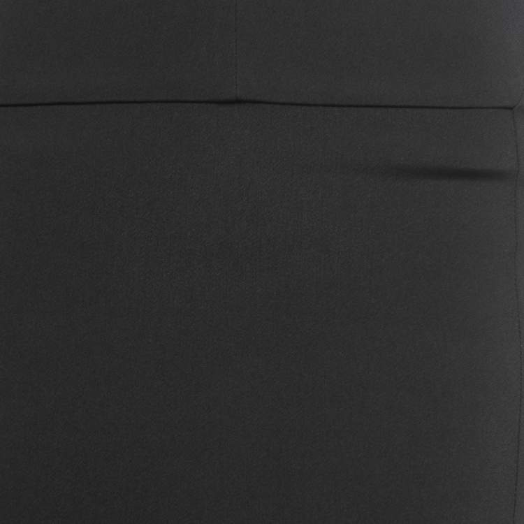 Pre Owned Roland Mouret Black Crepe Fit & Flared Aries Maxi Skirt S