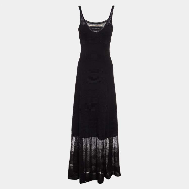 Pre Owned Roland Mouret Viscose Maxi Dress M