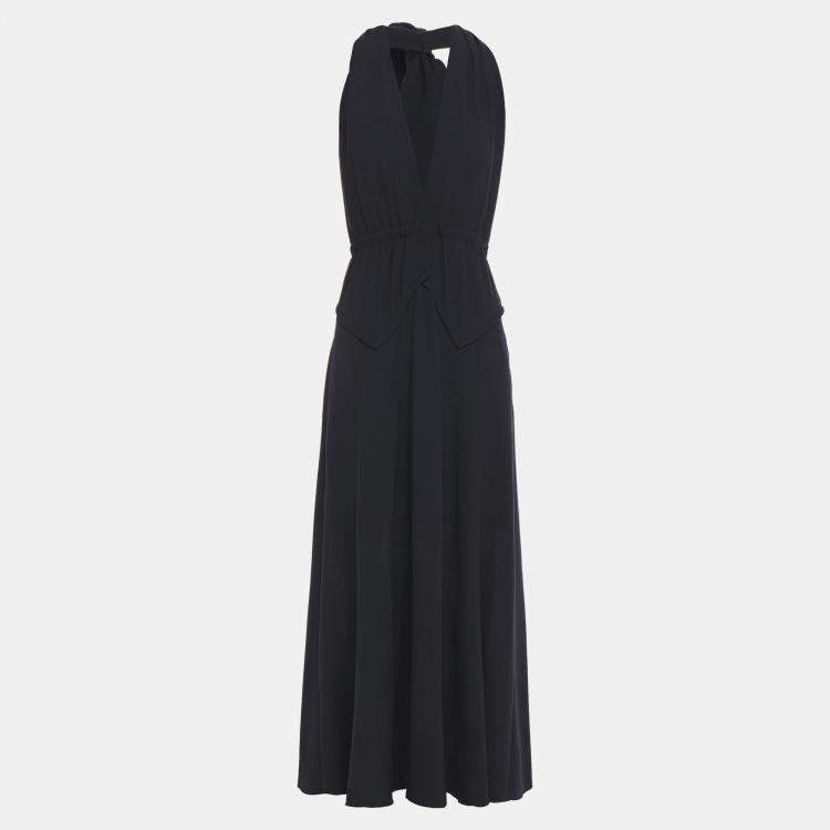 Pre Owned Roland Mouret Wool Maxi Dress 10