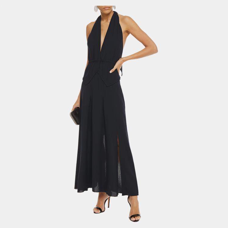Pre Owned Roland Mouret Wool Maxi Dress 10