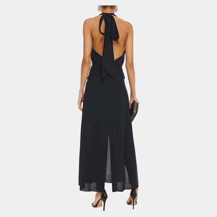 Pre Owned Roland Mouret Wool Maxi Dress 10