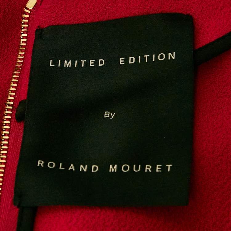 Pre Owned Roland Mouret Pink Wool Top M