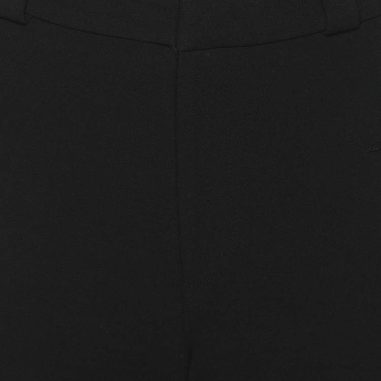 Pre Owned Roland Mouret Black Crepe Trousers S