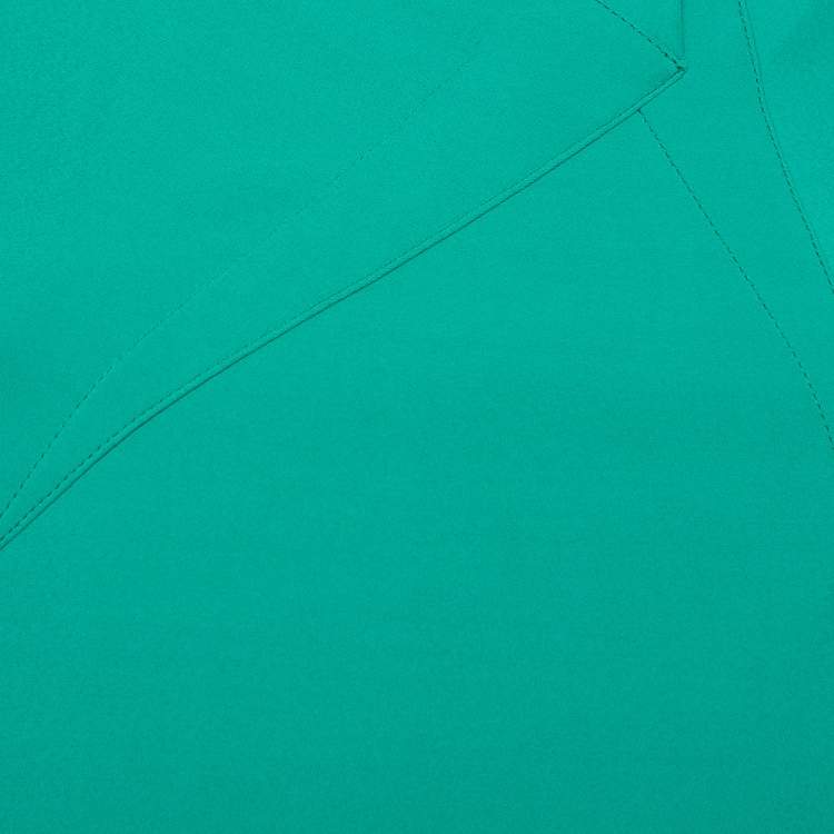 Pre Owned Roland Mouret Green Crepe Cut-Out Detail Cold Shoulder Long Dress XL