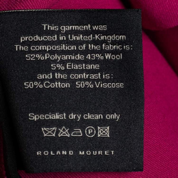 Pre Owned Limited Edition by Roland Mouret Pink Cady Dress L