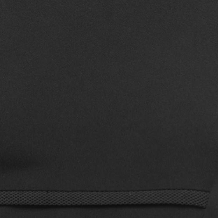 Pre Owned Roland Mouret Black Crepe Lace Inset Vasall Long Dress S